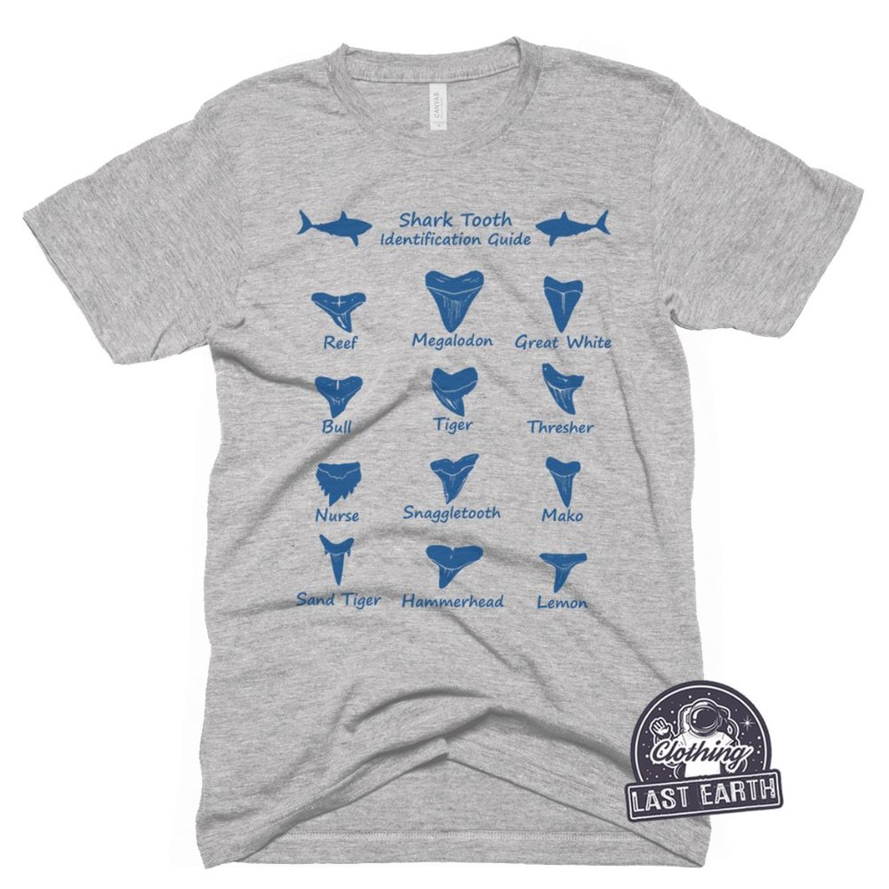 Shark Hierarchy Chart Shirt Shark Tooth Cool Science Shirt College Gift Student
